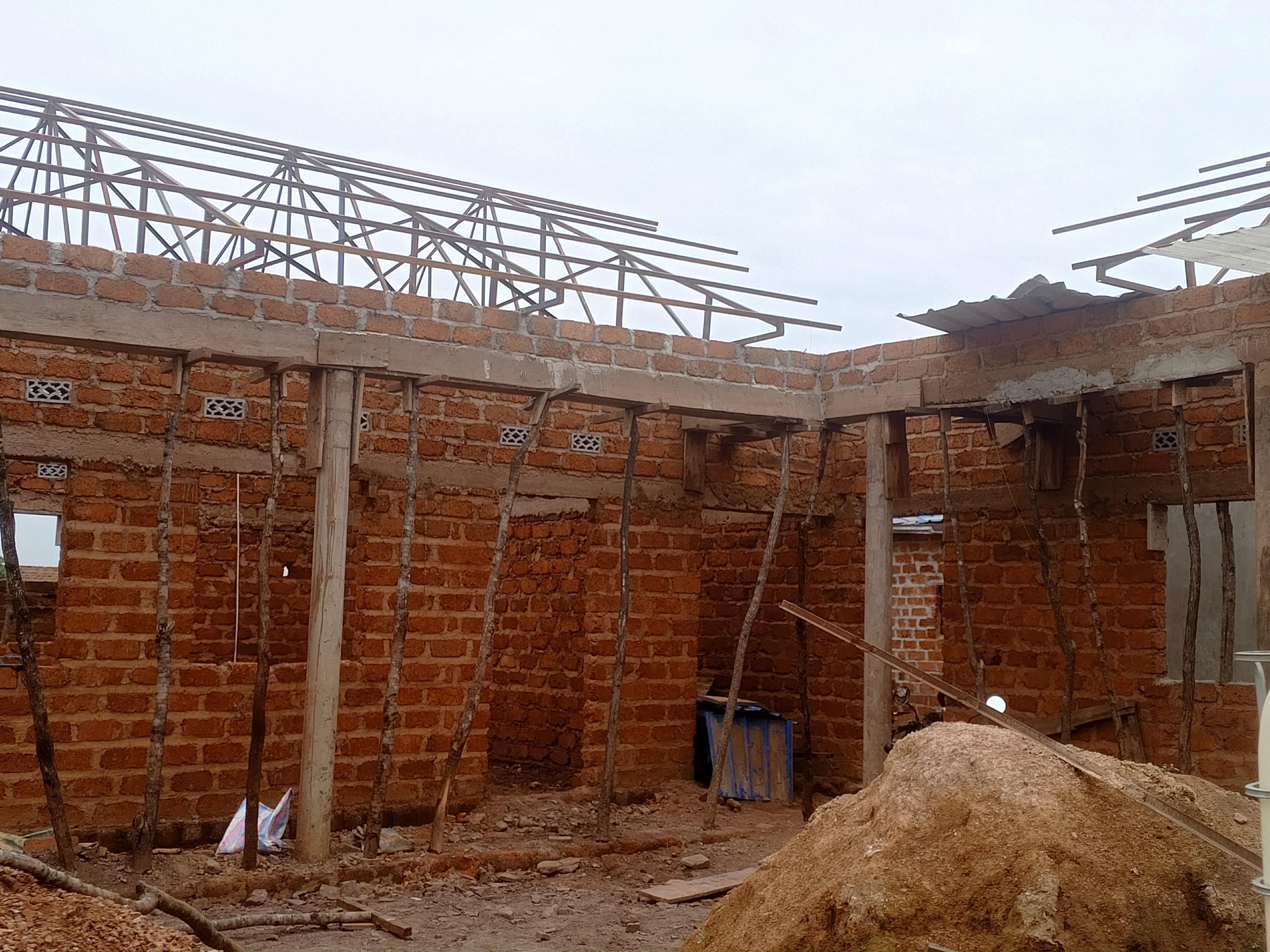 Construction des bâtiments