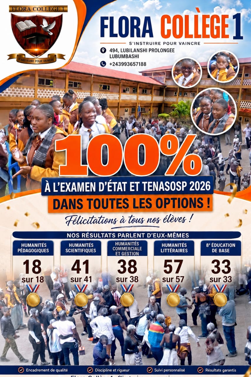 Résultats Examen d'État et TENASOSP 2026 - FLORA COLLEGE